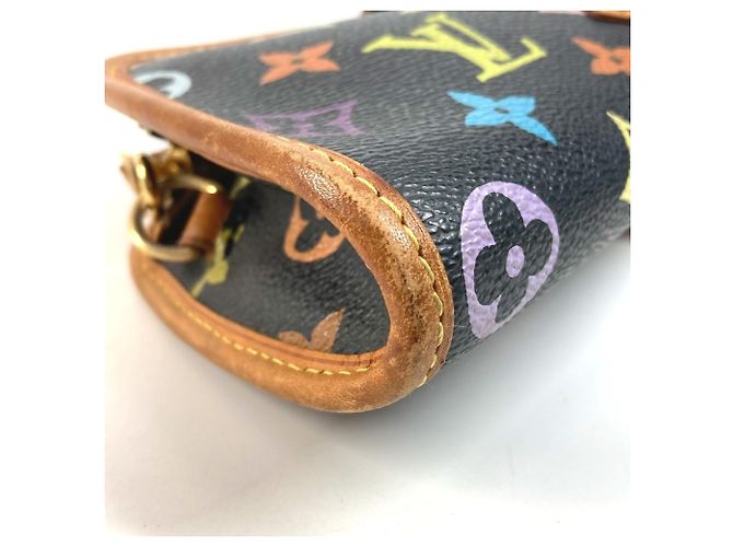 Borsa 2-Way Louis Vuitton Monogram Multicolor Shirley Nero - vista 6
