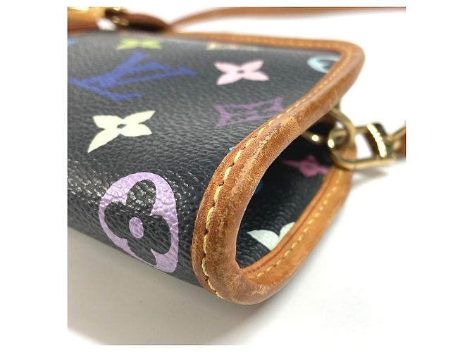 Borsa 2-Way Louis Vuitton Monogram Multicolor Shirley Nero - vista 7