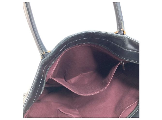 Chanel Matelassé Schulter-Tote Bag Schwarz - Ansicht 11