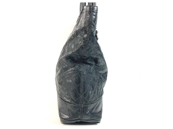 Chanel Matelassé Schulter-Tote Bag Schwarz - Ansicht 4