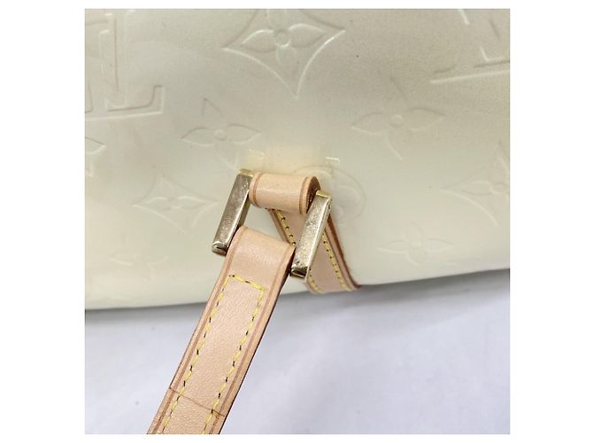 Borsa Louis Vuitton Vernis Bedford Bianco - vista 10