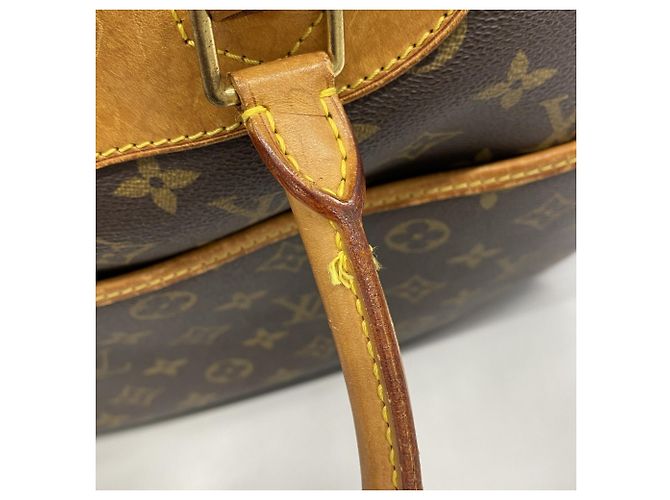 Borsa Louis Vuitton Monogram Deauville Marrone - vista 10
