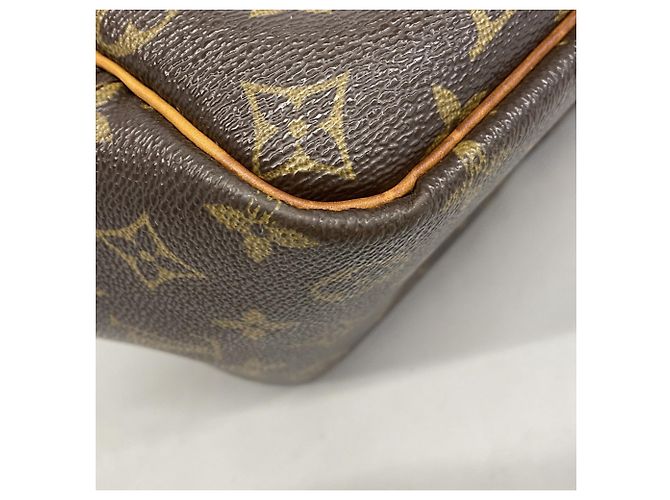 Borsa Louis Vuitton Monogram Deauville Marrone - vista 6