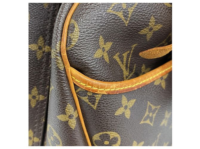 Borsa Louis Vuitton Monogram Deauville Marrone - vista 7