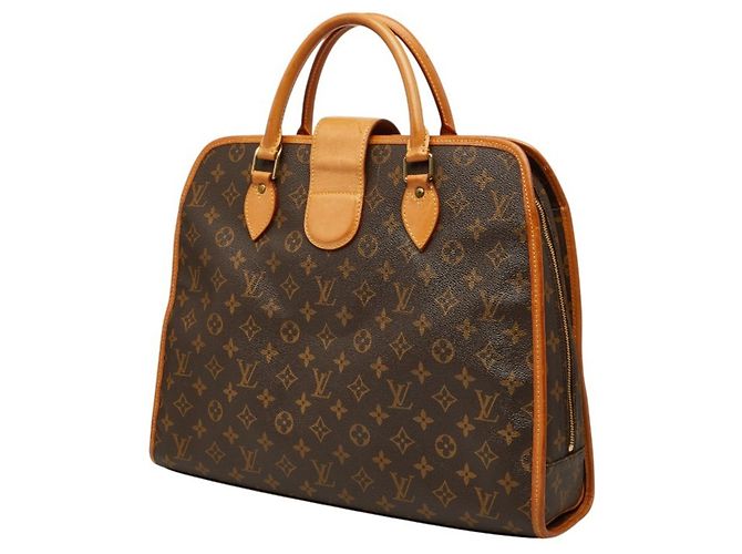 Borsa Business Louis Vuitton Monogram Rivoli Marrone Monogramma - vista 2