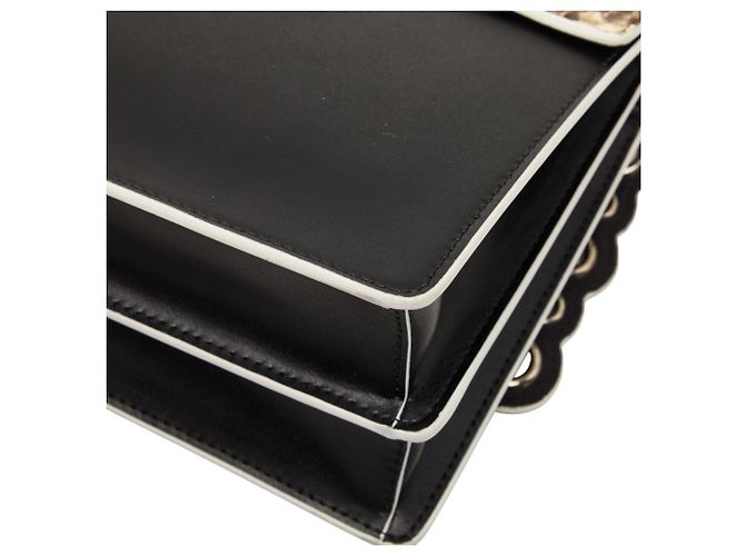 Borsa Fendi Kanai Mini Marrone Nero - vista 6