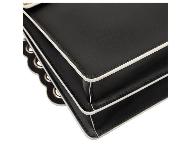 Borsa Fendi Kanai Mini Marrone Nero - vista 7