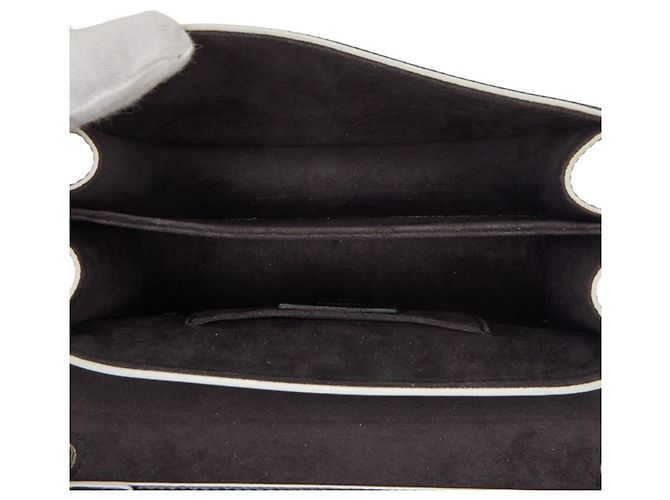 Borsa Fendi Kanai Mini Marrone Nero - vista 8