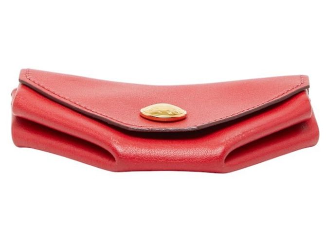 Portafoglio Le Vingt-Quatre Hermès Rosso - vista 3