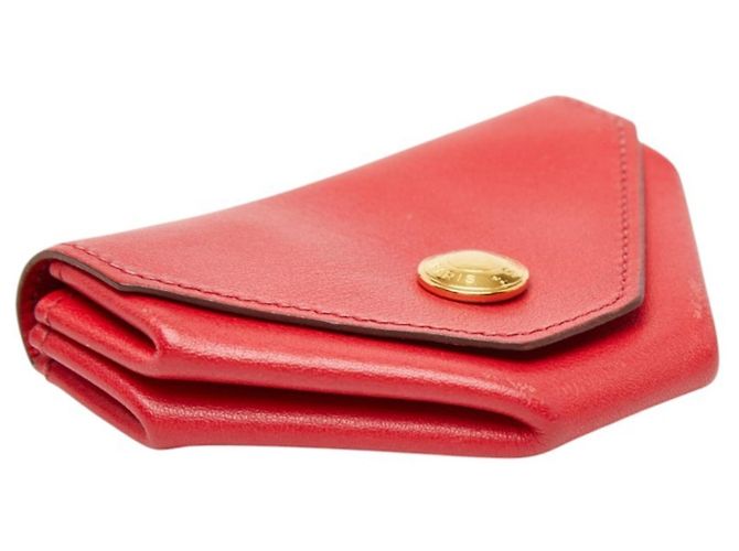 Portafoglio Le Vingt-Quatre Hermès Rosso - vista 5