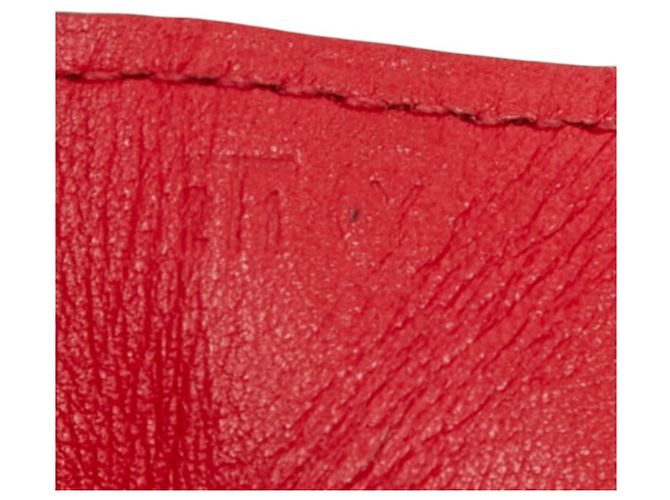 Portafoglio Le Vingt-Quatre Hermès Rosso - vista 9