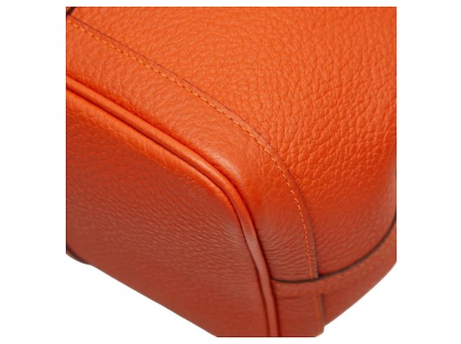 Hermès Borsa Tote Hermes Garden Party PM Arancione - vista 6
