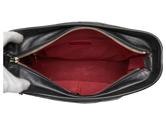 Borsa a tracolla Chanel Coco Mark Gabrielle con catena Nero - vista 9