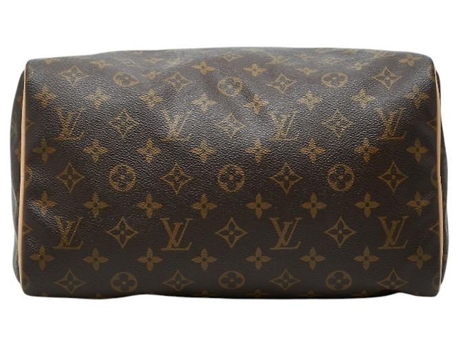 Borsa Louis Vuitton Monogram Speedy 30 Marrone Monogramma - vista 3