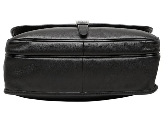 Saffiano Prada Triangle Logo Plate Schultertasche Schwarz - Ansicht 3
