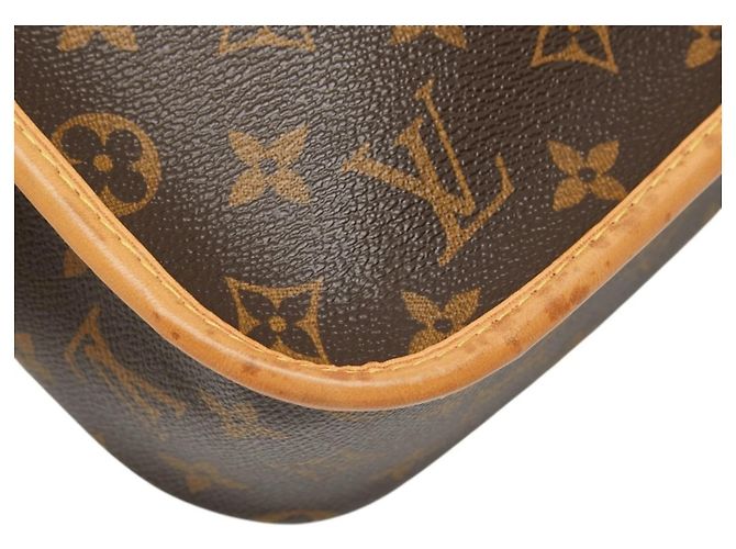 Borsa a Spalla Louis Vuitton Monogram Sologne Marrone - vista 7