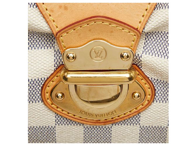 Borsa Tote Louis Vuitton Damier Azur Streza PM Bianco Crudo - vista 10