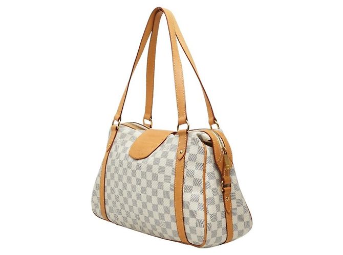 Borsa Tote Louis Vuitton Damier Azur Streza PM Bianco Crudo - vista 2