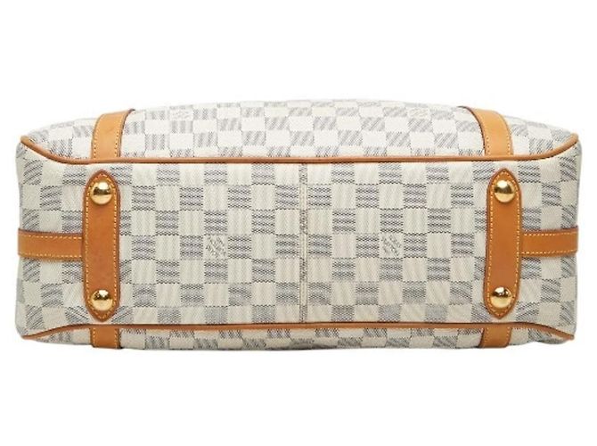 Borsa Tote Louis Vuitton Damier Azur Streza PM Bianco Crudo - vista 3