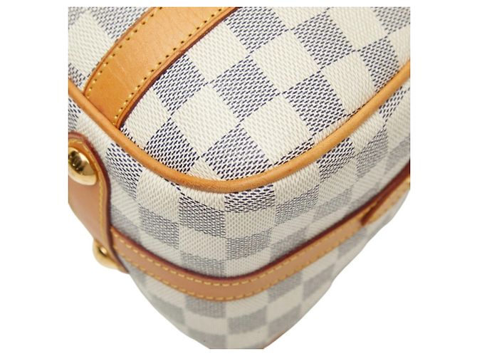 Borsa Tote Louis Vuitton Damier Azur Streza PM Bianco Crudo - vista 4