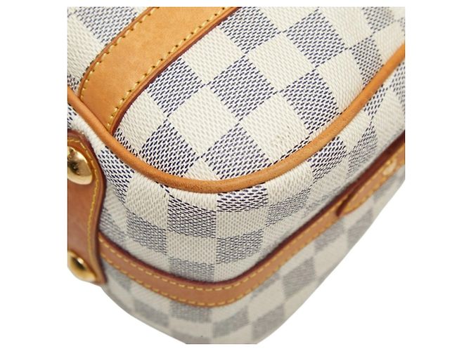 Borsa Tote Louis Vuitton Damier Azur Streza PM Bianco Crudo - vista 6
