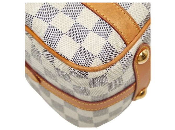 Borsa Tote Louis Vuitton Damier Azur Streza PM Bianco Crudo - vista 7