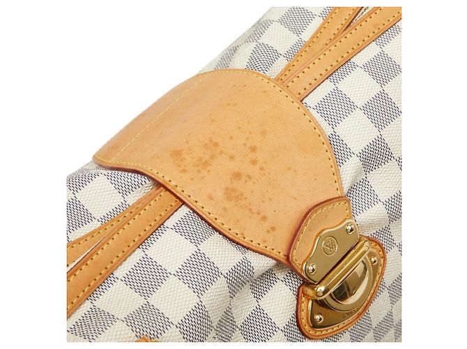 Borsa Tote Louis Vuitton Damier Azur Streza PM Bianco Crudo - vista 9