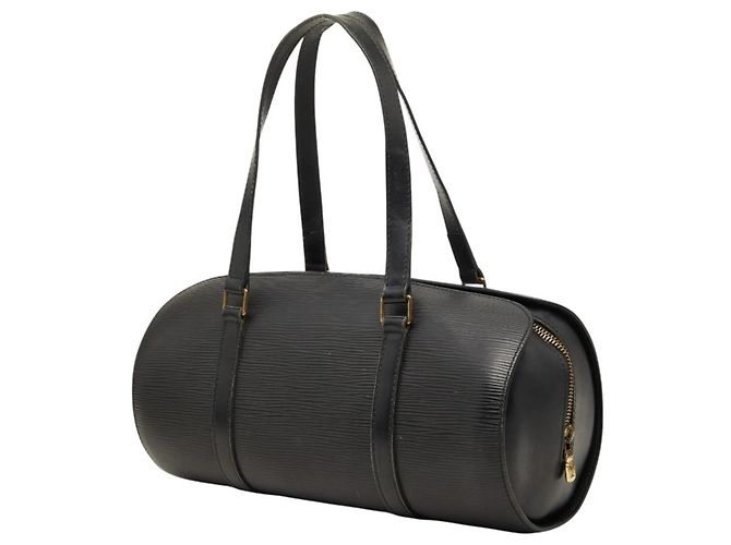 Borsa Louis Vuitton Epi Soufflot Nero - vista 2