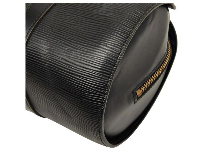 Borsa Louis Vuitton Epi Soufflot Nero - vista 5