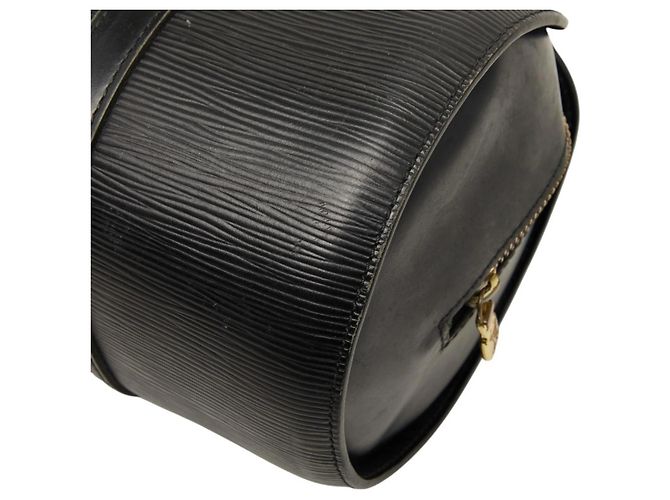 Borsa Louis Vuitton Epi Soufflot Nero - vista 7