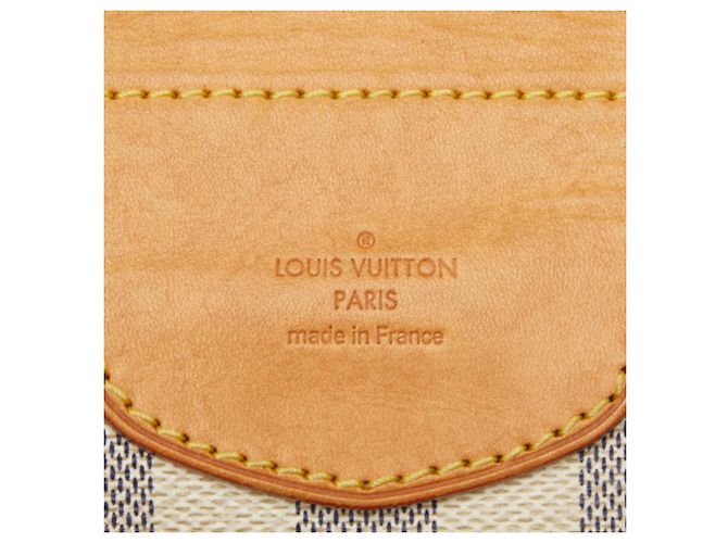 Borsa Tote Louis Vuitton Damier Azur Streza PM Bianco - vista 11