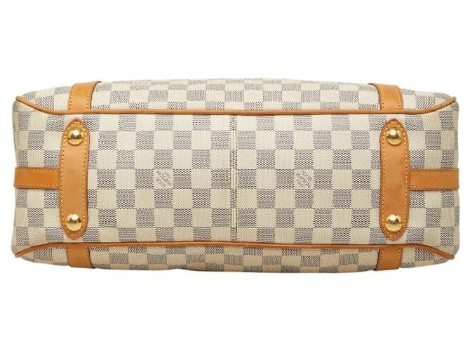 Borsa Tote Louis Vuitton Damier Azur Streza PM Bianco - vista 3