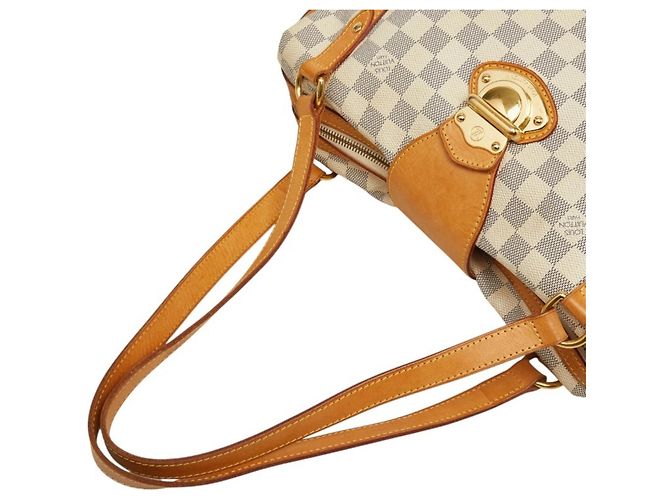 Borsa Tote Louis Vuitton Damier Azur Streza PM Bianco - vista 9