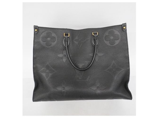 Borsa Tote Louis Vuitton Monogram Empreinte OnTheGo GM Nero - vista 14