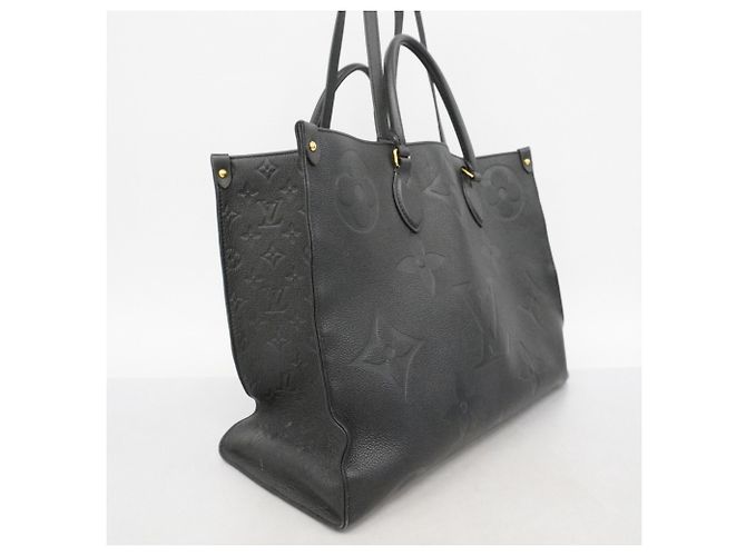 Borsa Tote Louis Vuitton Monogram Empreinte OnTheGo GM Nero - vista 2