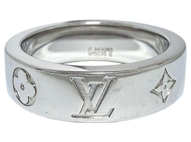 Anello sottile Mosaic da uomo Louis Vuitton Argento - vista 4