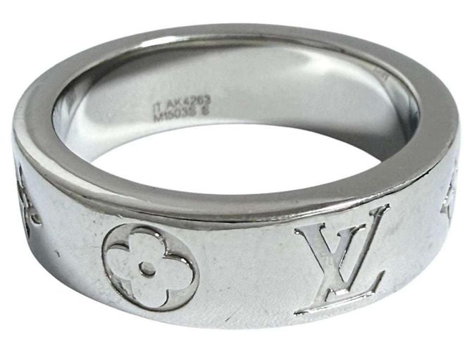 Anello sottile Mosaic da uomo Louis Vuitton Argento - vista 8