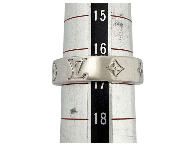 Anello sottile Mosaic da uomo Louis Vuitton Argento - vista 9