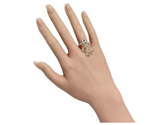Anello Clover Heart da donna Chanel Argento - vista 10