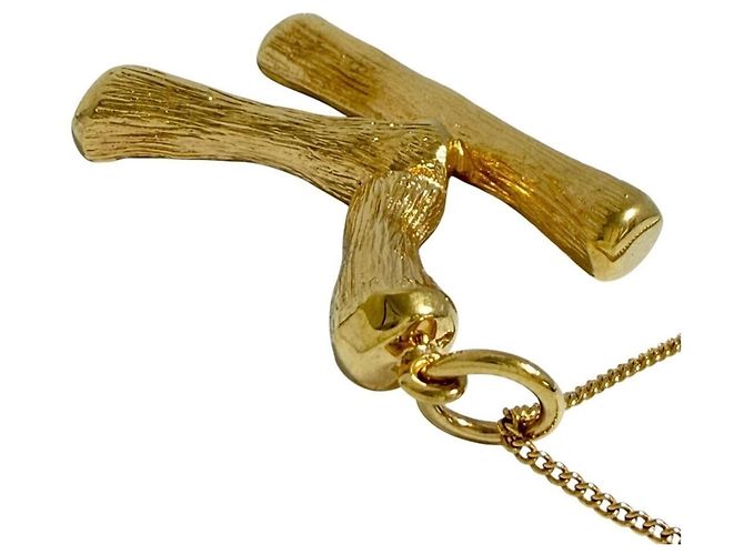 16 Céline Collar con colgante Alphabet Charm Celine, Inicial K - vista 4