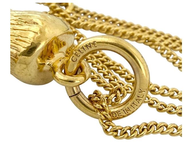 16 Céline Collar con colgante Alphabet Charm Celine, Inicial K - vista 8