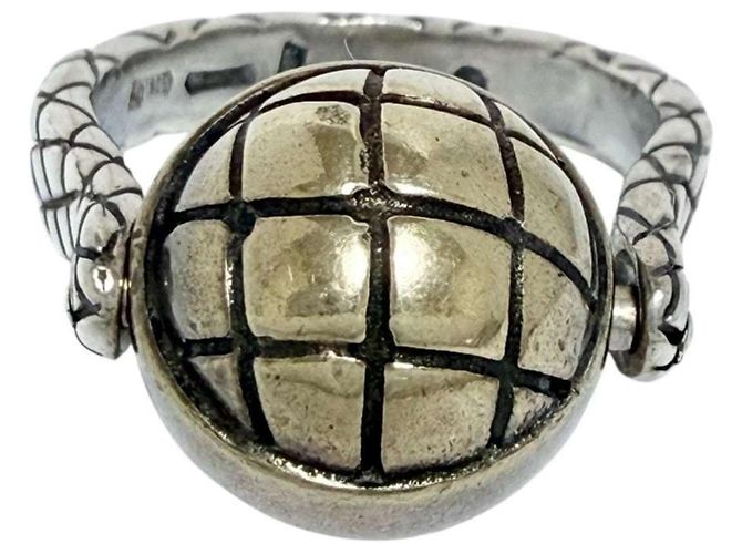Anello Ball Intrecciato da uomo Bottega Veneta - vista 3