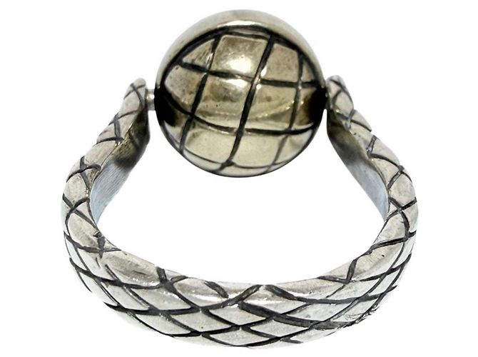 Anello Ball Intrecciato da uomo Bottega Veneta - vista 4