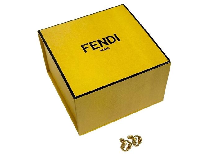 Orecchini Filo Stud da donna Fendi, Oro D'oro - vista 10