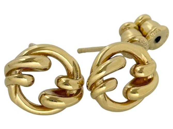 Orecchini Filo Stud da donna Fendi, Oro D'oro - vista 3