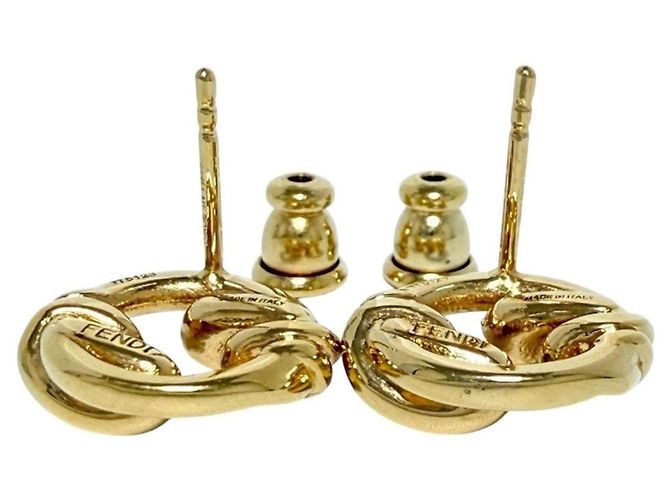 Orecchini Filo Stud da donna Fendi, Oro D'oro - vista 5