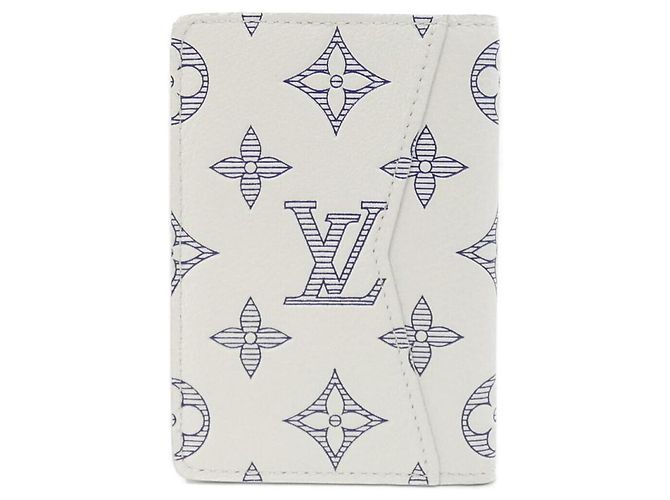 Organizer Tarjetero Monogram Shadow Louis Vuitton Blanco - vista 2