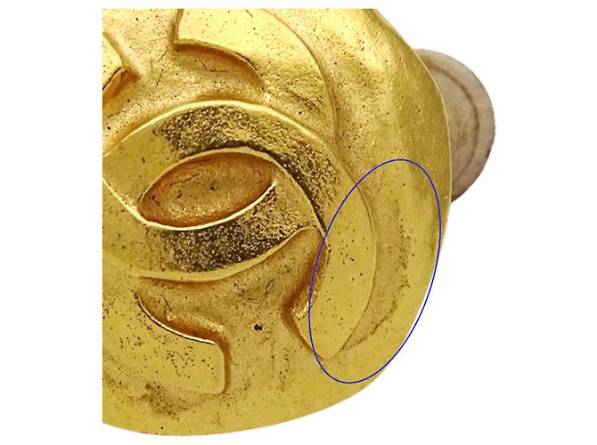 Orecchini a clip placcati oro Chanel D'oro - vista 10