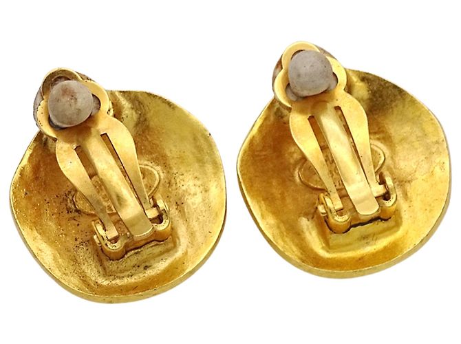 Orecchini a clip placcati oro Chanel D'oro - vista 4