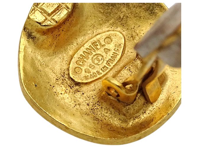 Orecchini a clip placcati oro Chanel D'oro - vista 8